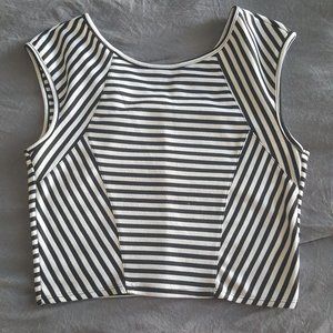 Cute Stripey Crop Top ~ L